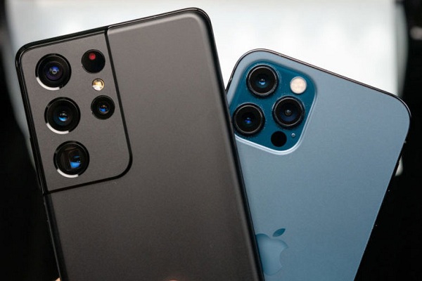 مقایسه آیفون با سامیونگ