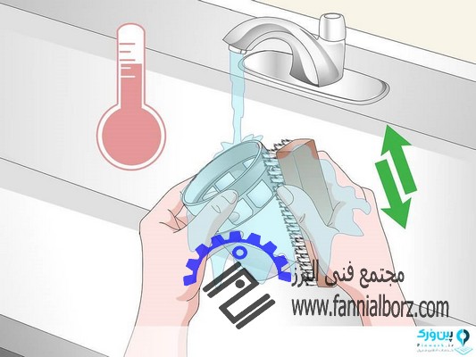 نحوه تعیر ظرف شویی