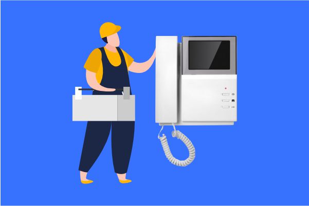 آموزش نصب آیفون صوتی و تصویری در کرج