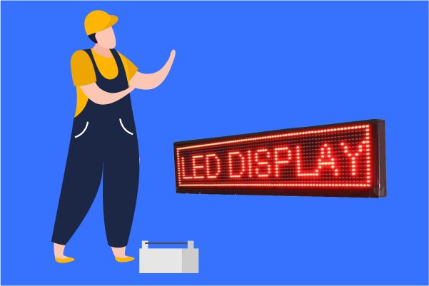 آموزش ساخت تابلو ثابت LED
