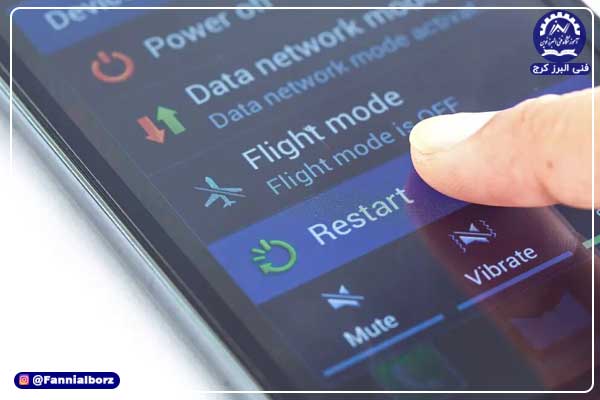 ریستارت کردن گوشی ریستارت کردن گوشی