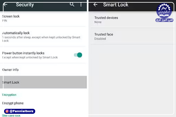استفاده از Smart Lock برای باز کردن قفل گوشی موبایل استفاده از Smart Lock برای باز کردن قفل گوشی موبایل